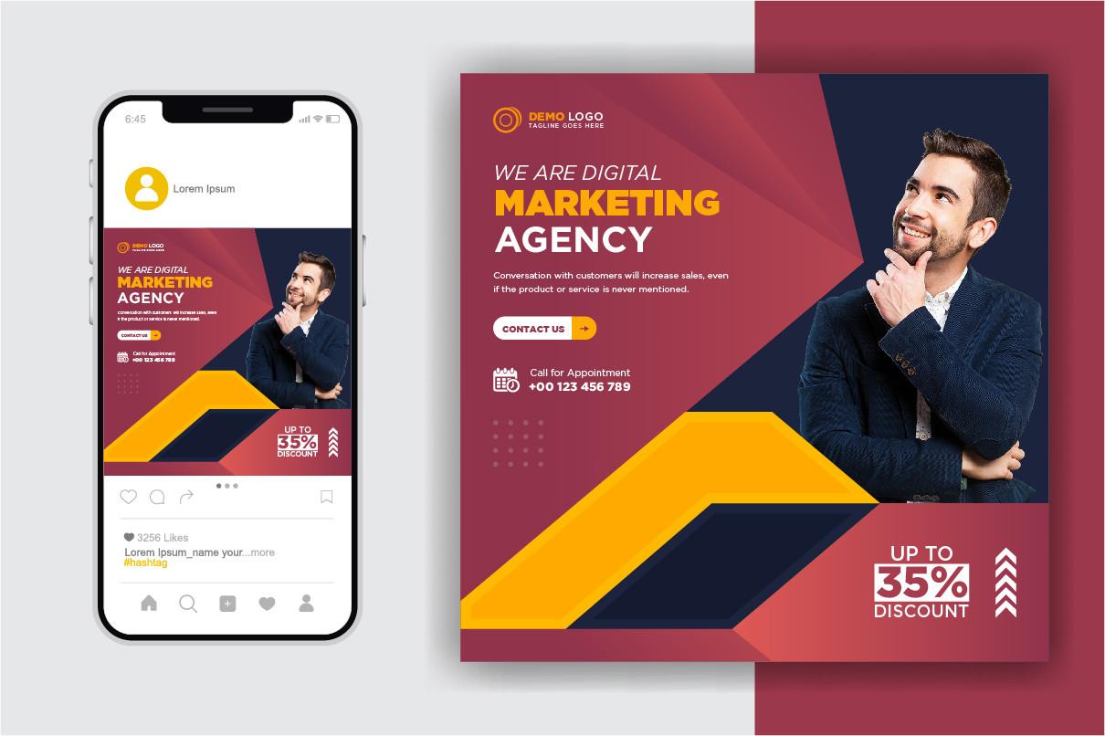 Digital Marketing Social Media Template