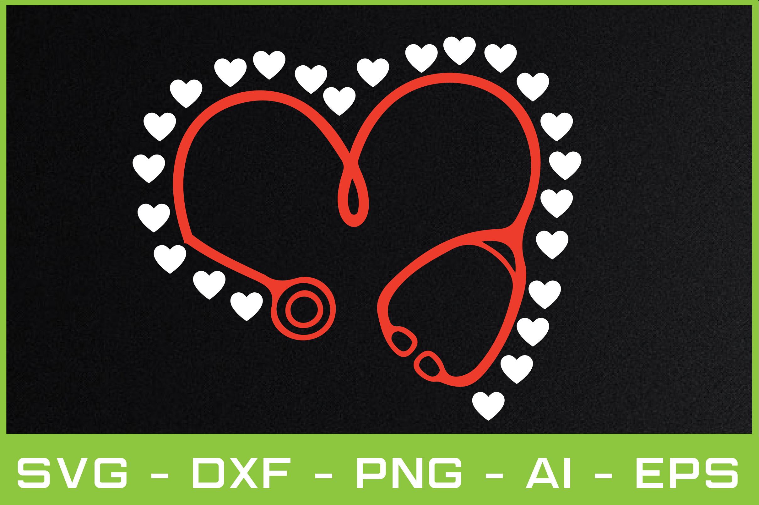 Nursing with Valentines Svg