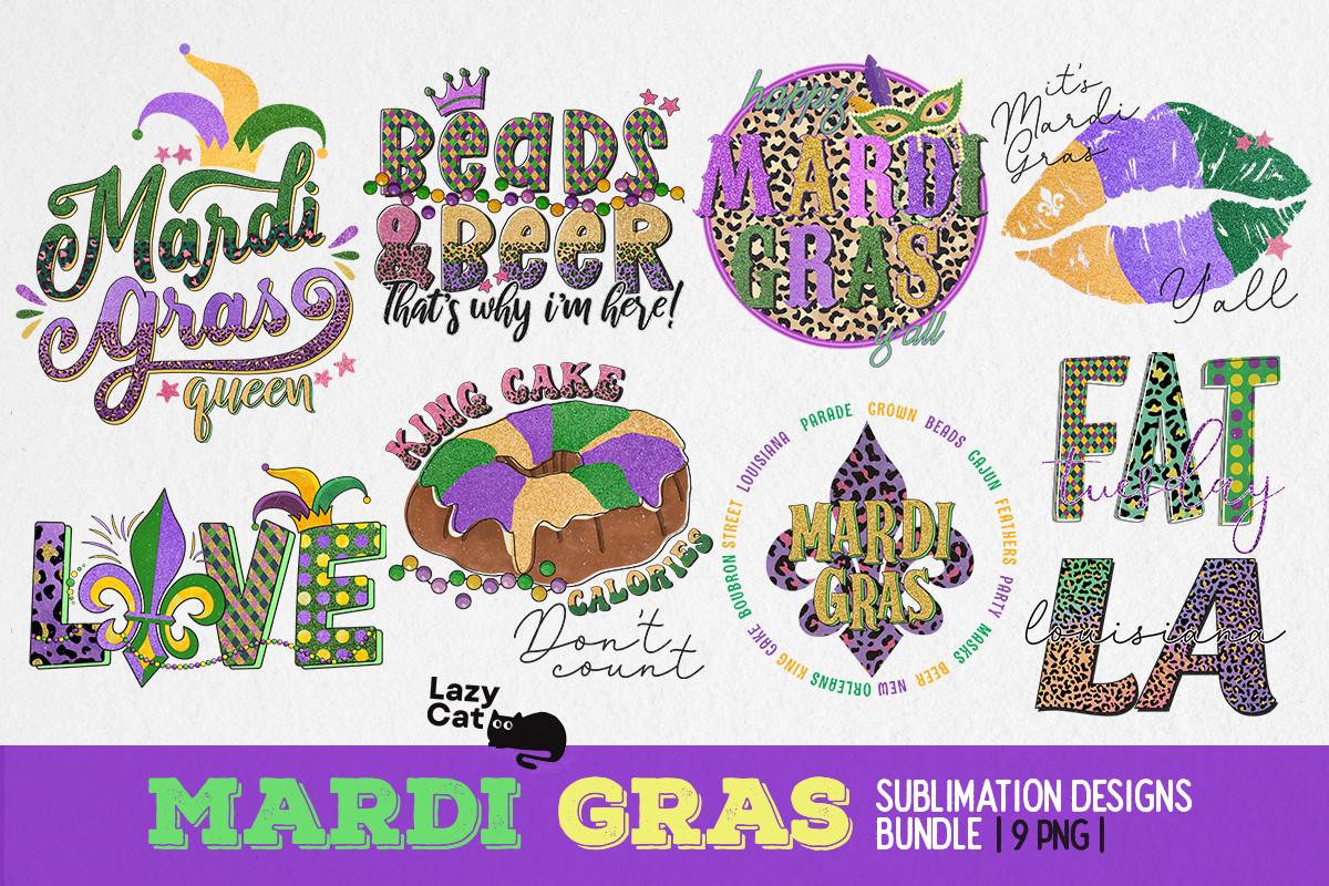 Mardi Gras Sublimation Bundle