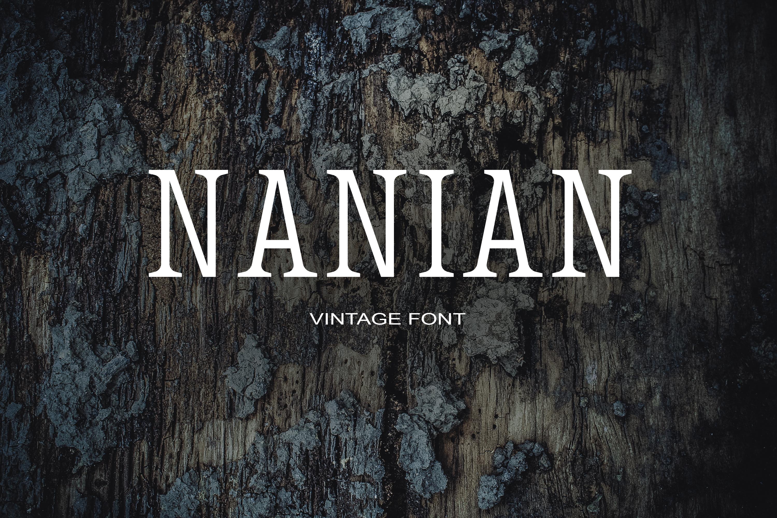 Nanian Font