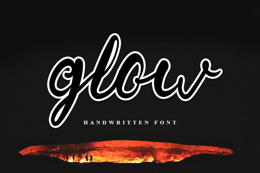 Glow Font