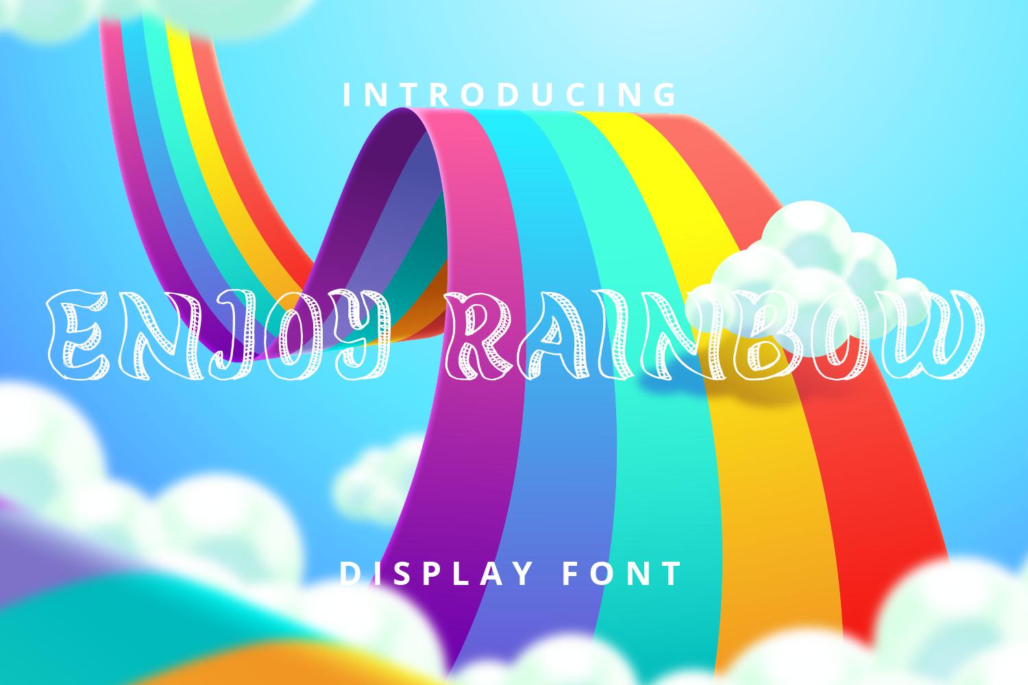 Enjoy Rainbow Font