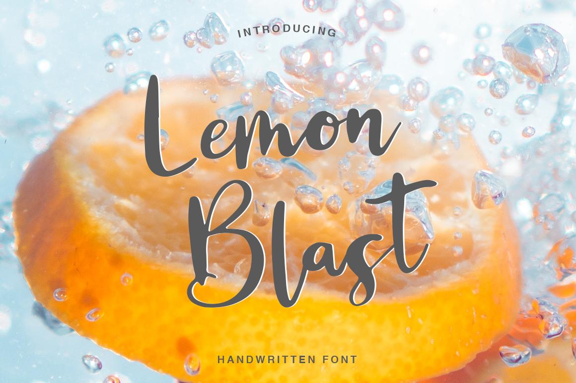 Lemon Blast Font