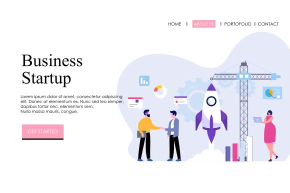 Landing Page Business Startup