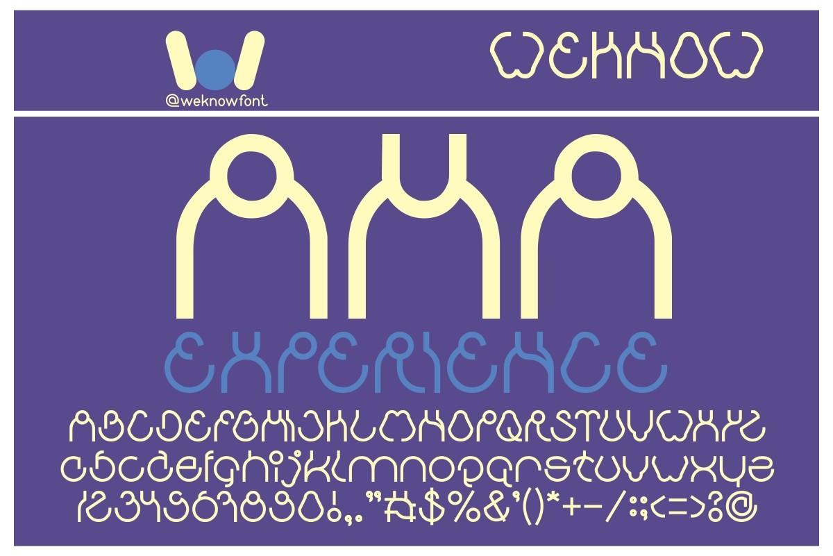 Aha Experience Font
