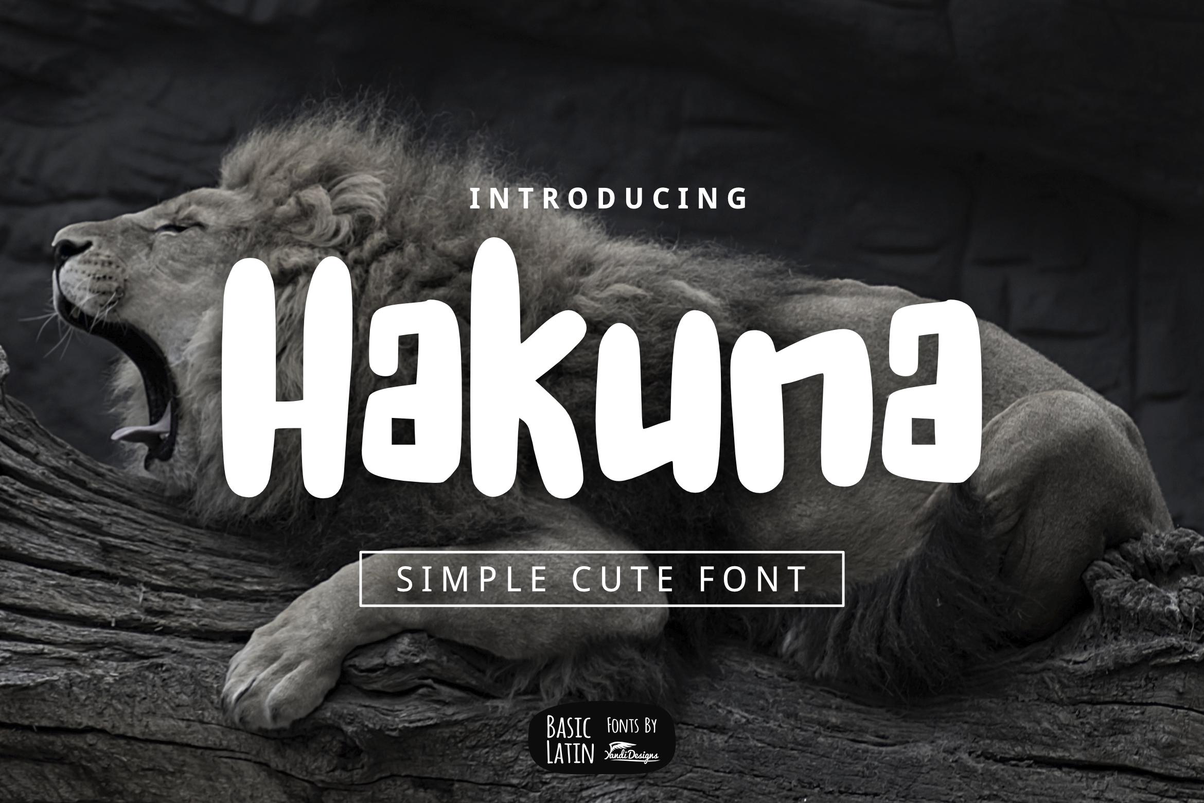 Hakuna Font
