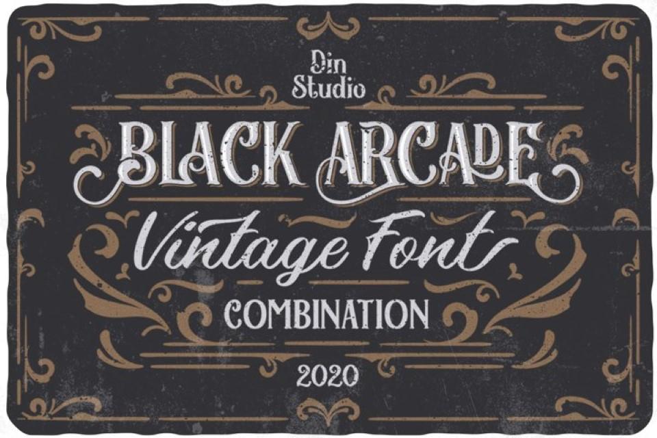 Black Arcade Font