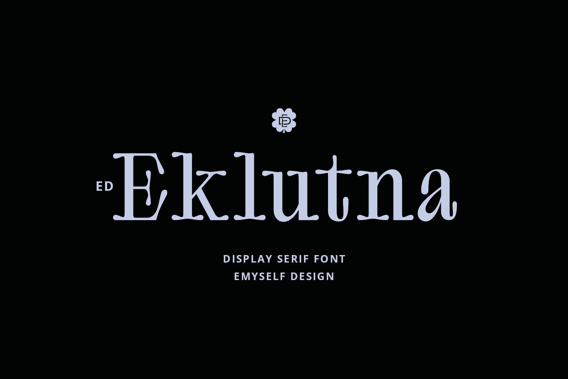 Eklutna Font