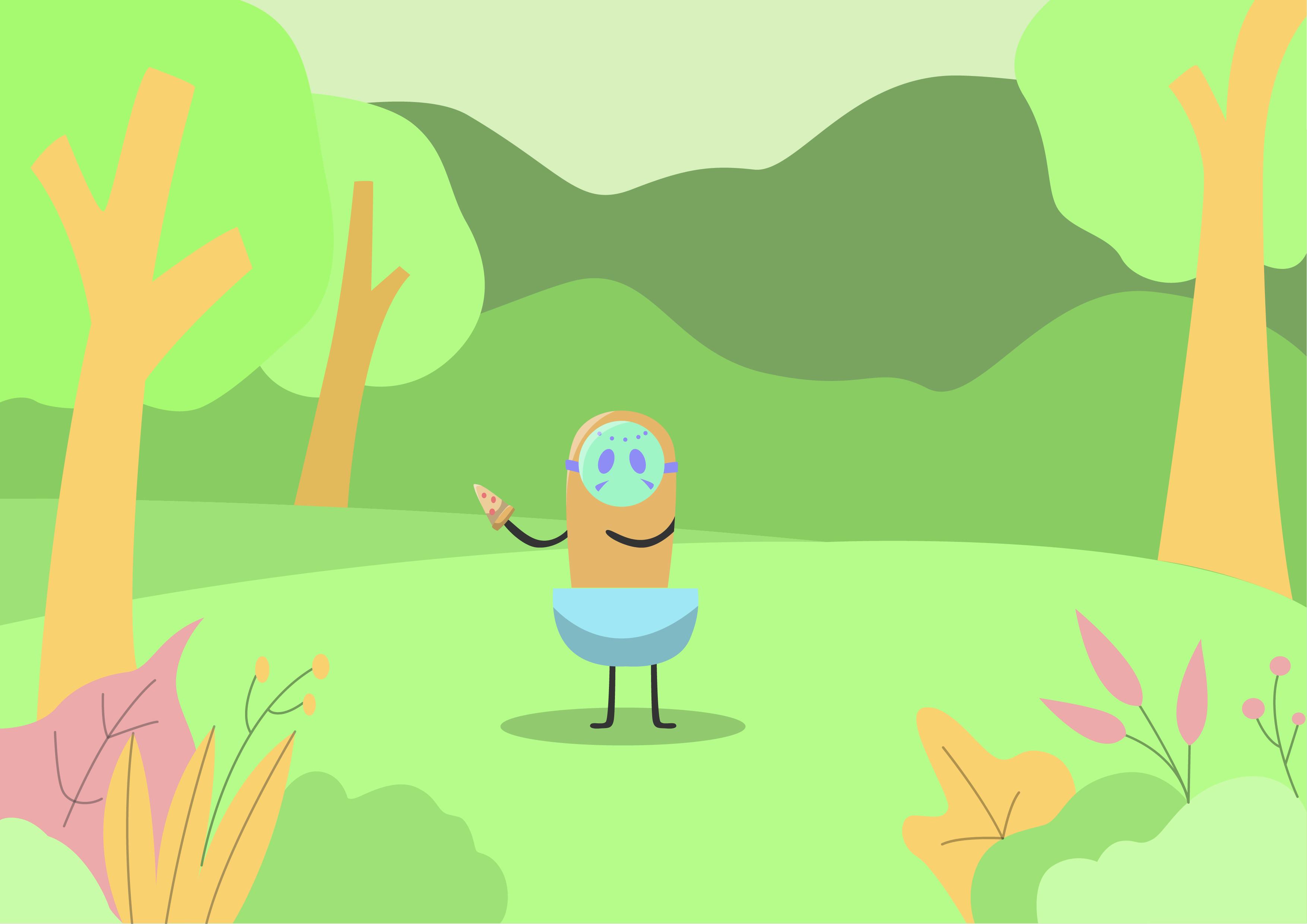 Cute Peanut Dumb Illustration #337