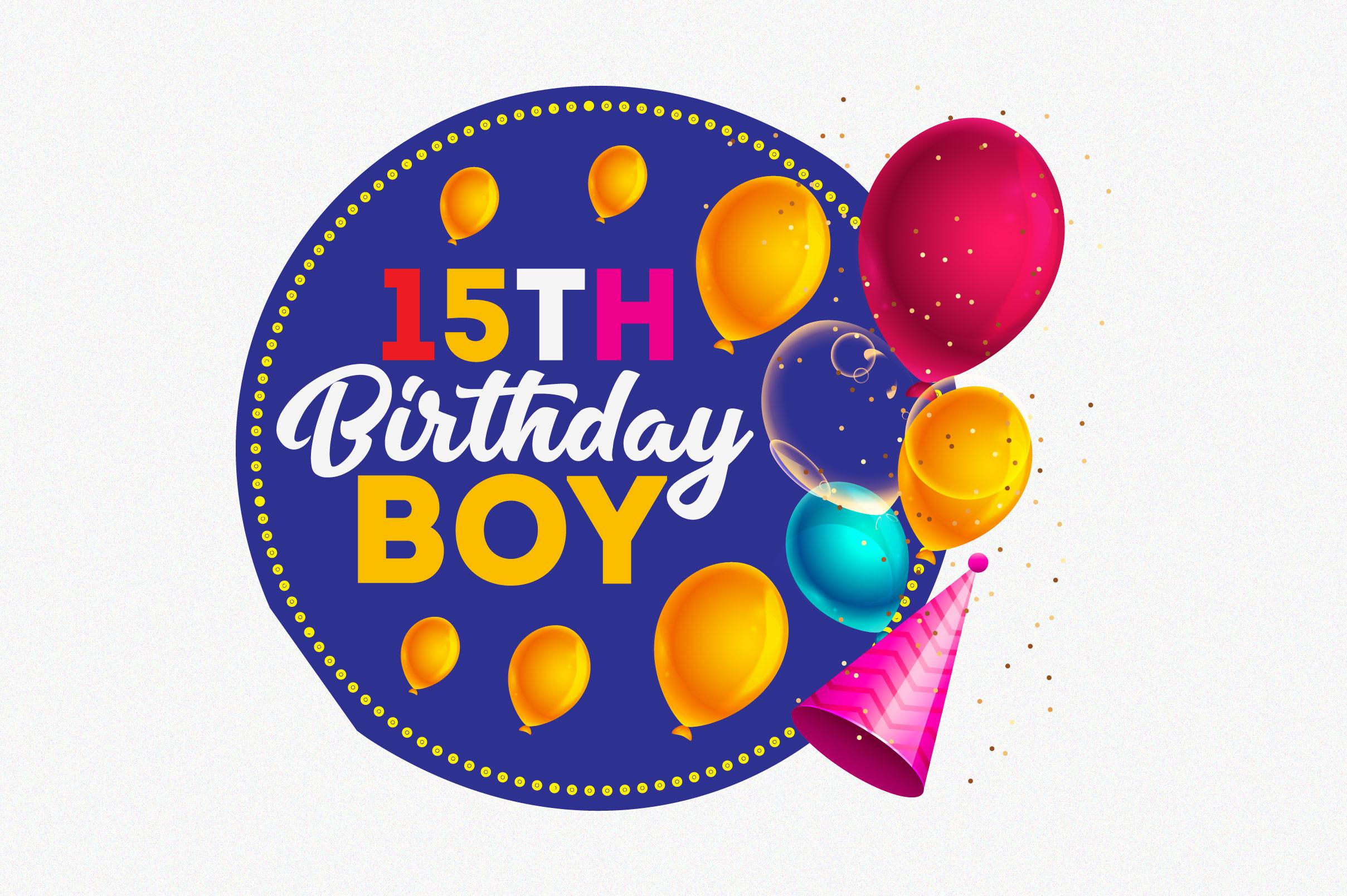 15th Birthday Boy