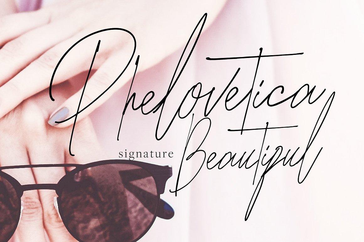 Phelovetica Font