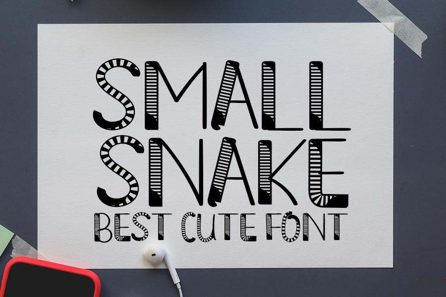 Small Snake Font