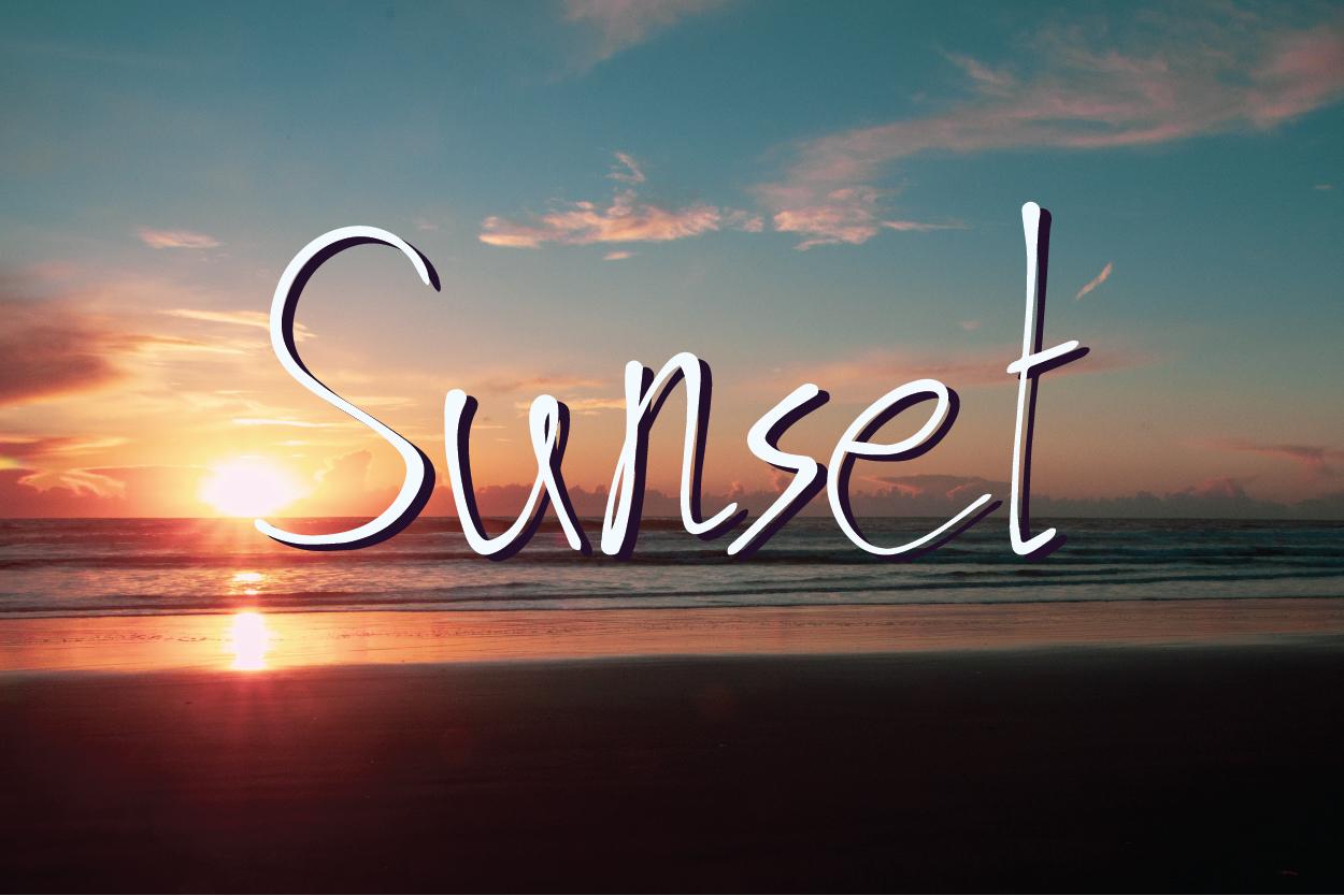 Sunset Font