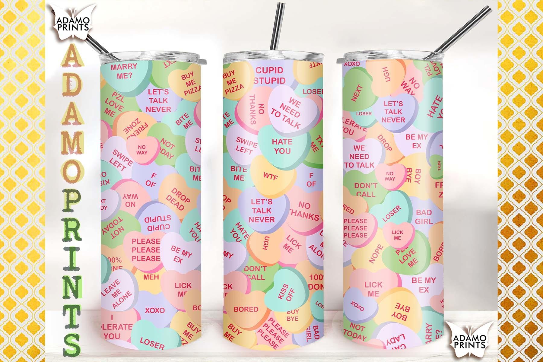 Anti Valentine Conversation Hearts 20oz