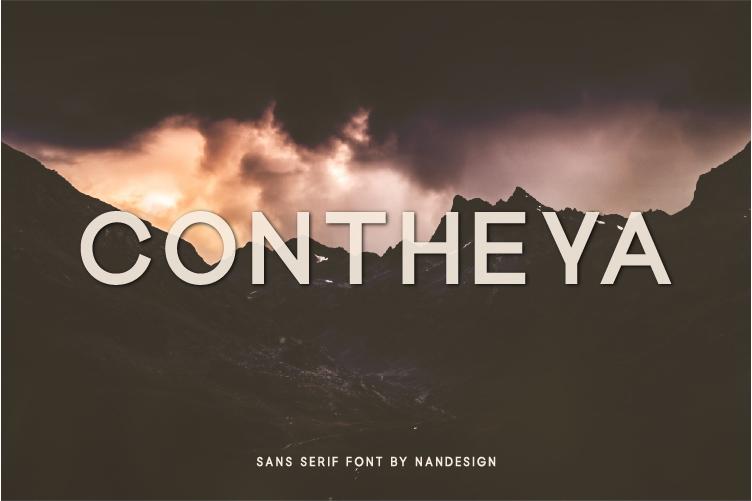 Contheya Font