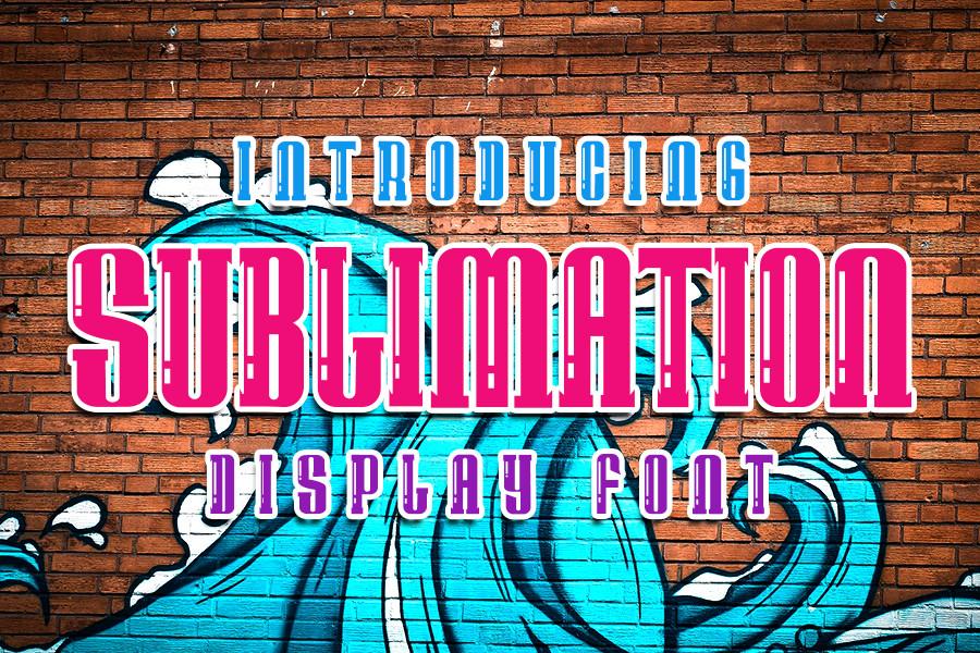 Sublimation Font