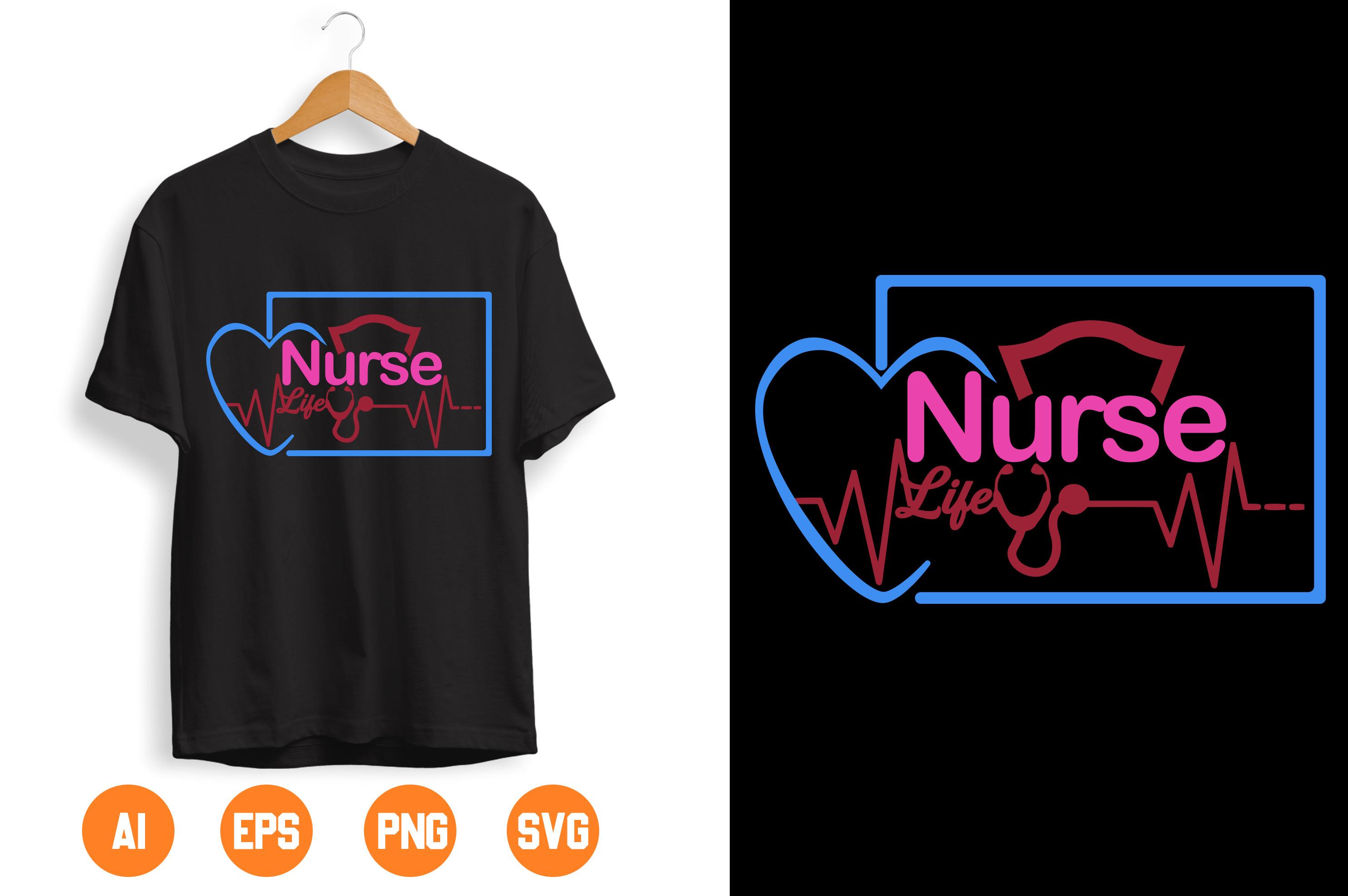 Nurse T-shirt Design 51