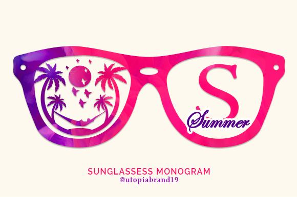 Sunglassess Monogram Font