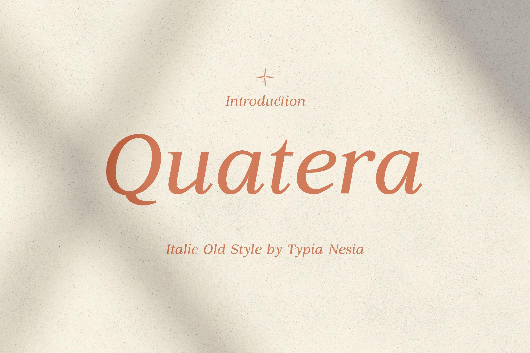 Quatera Font