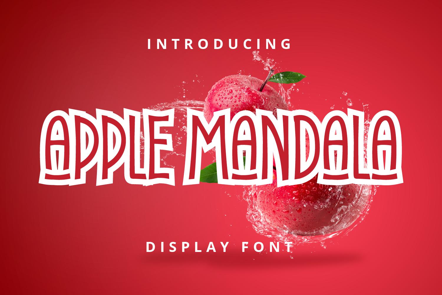 Apple Mandala Font