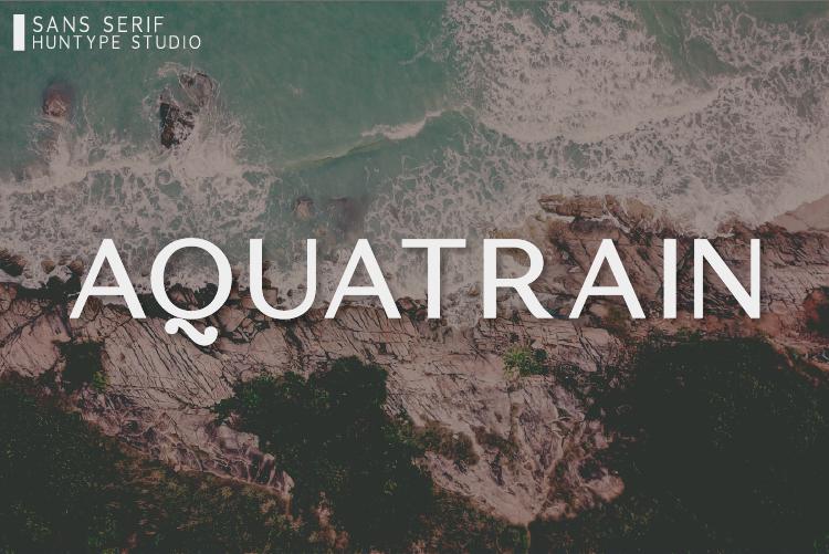Aquatrain Font