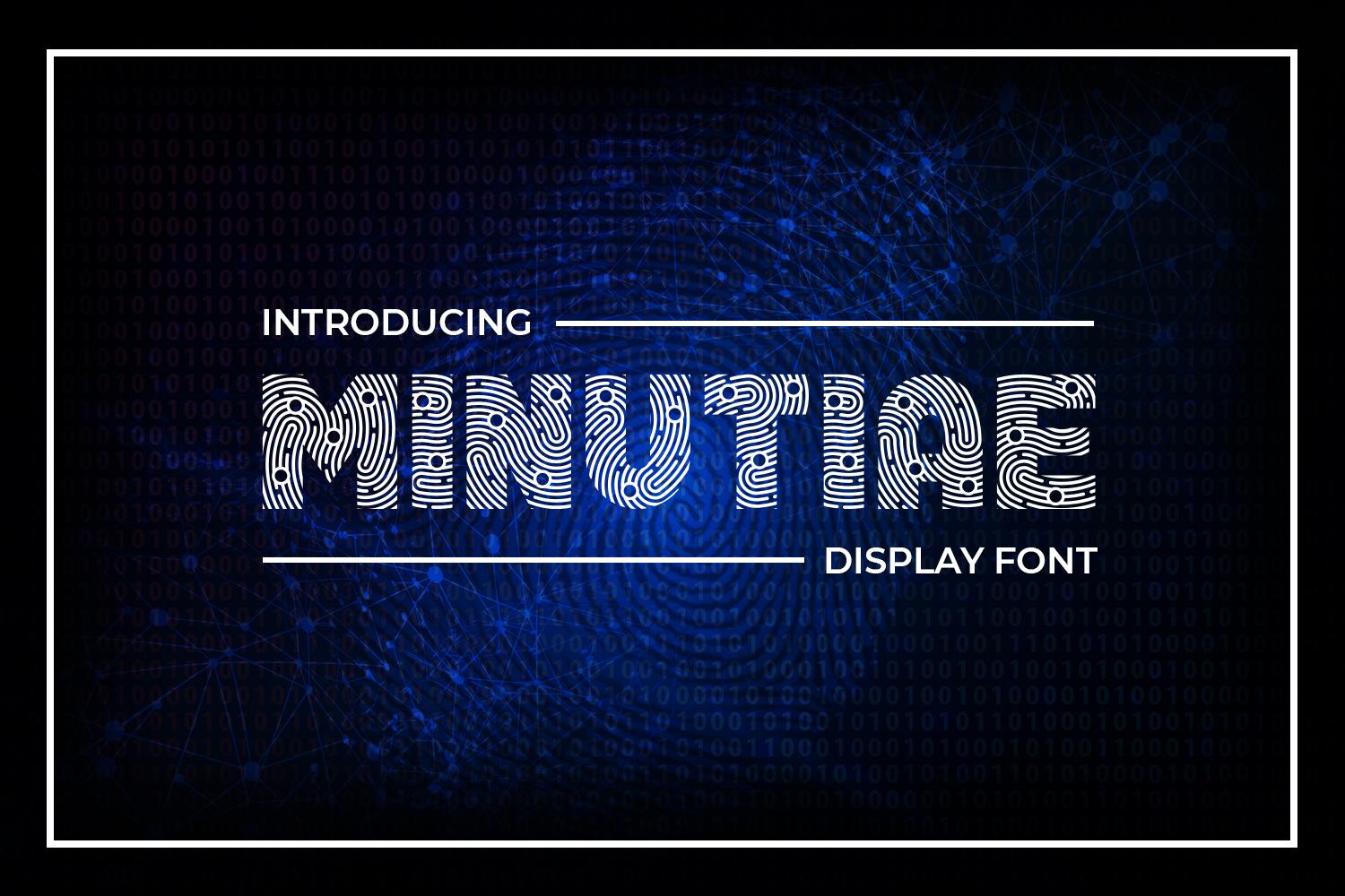 Minutiae Font