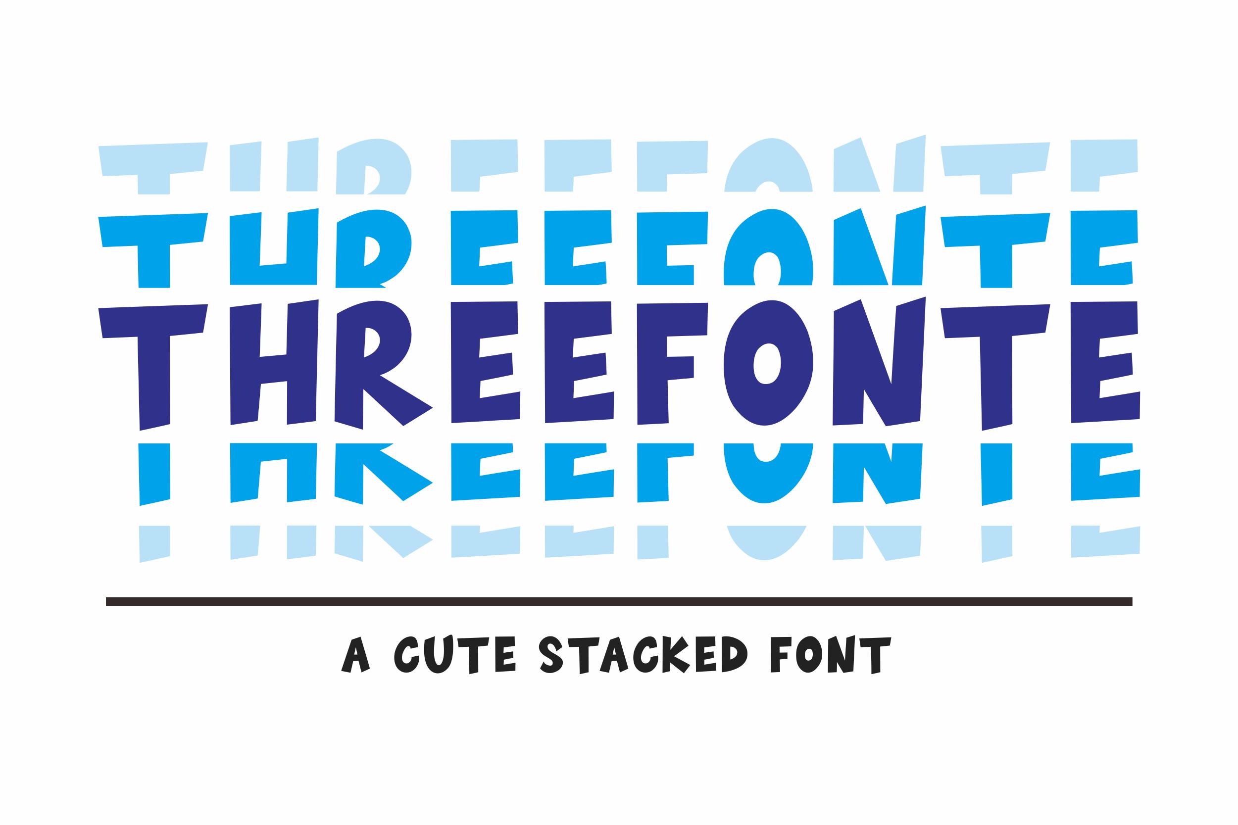 Threefonte Font