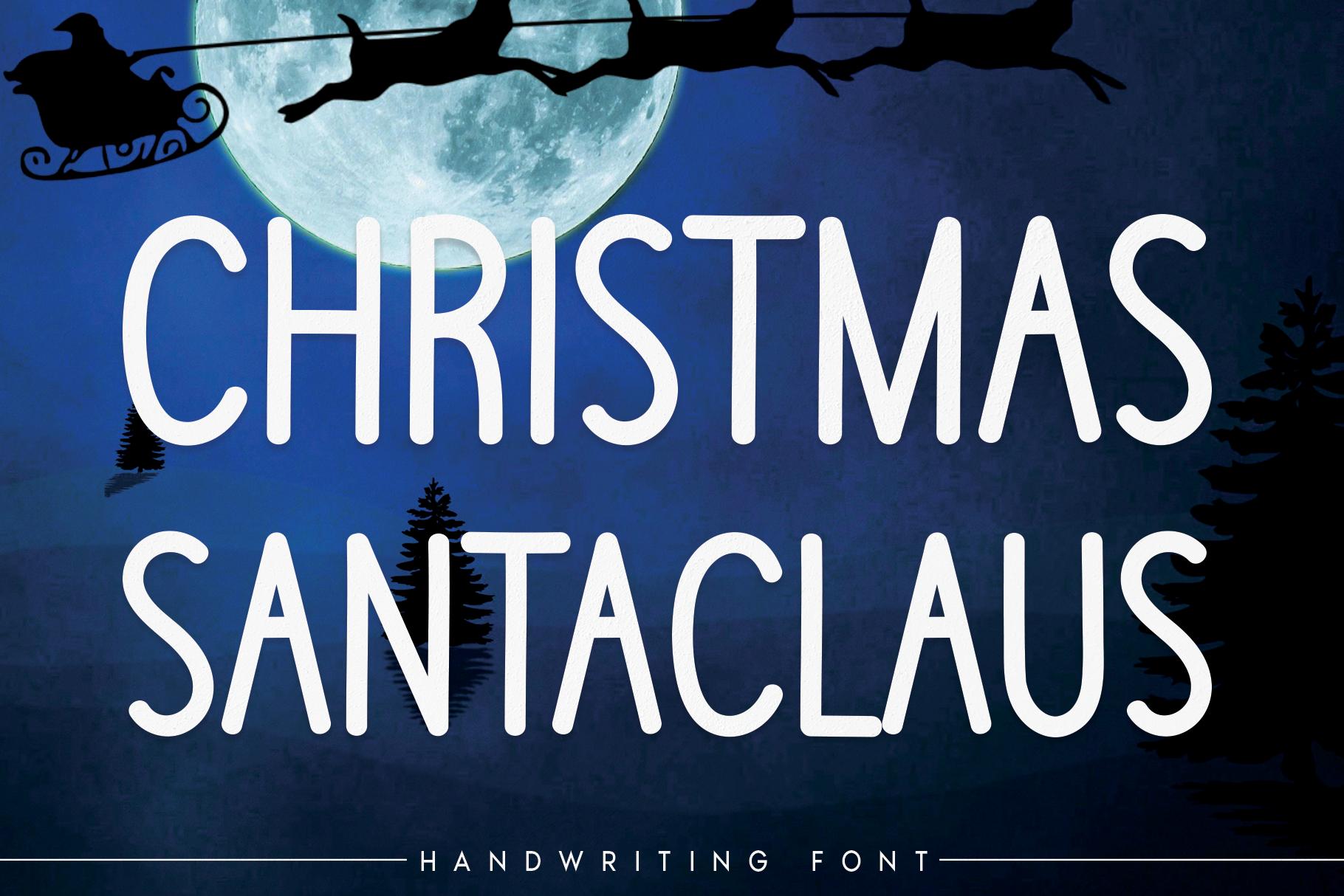 Christmas Santa Claus Font