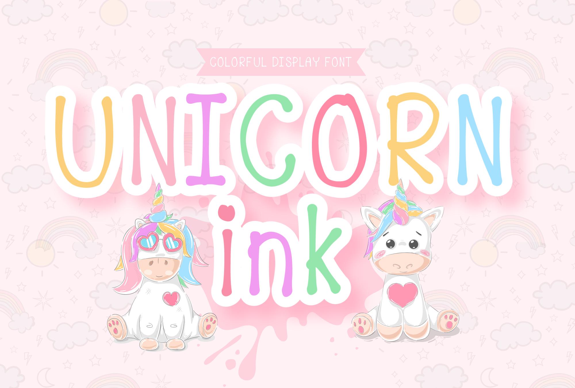 Unicorn Ink Font