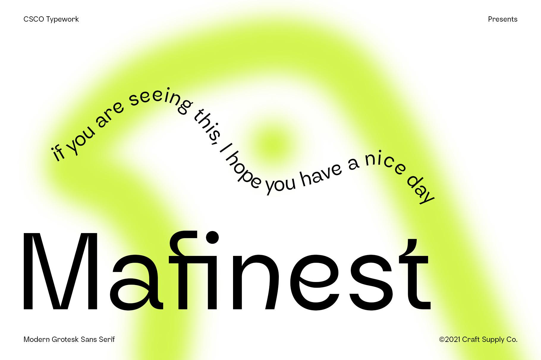 Mafinest Font