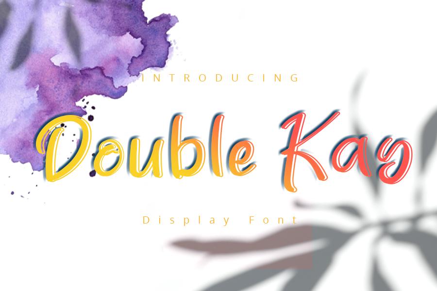 Double Kay Font