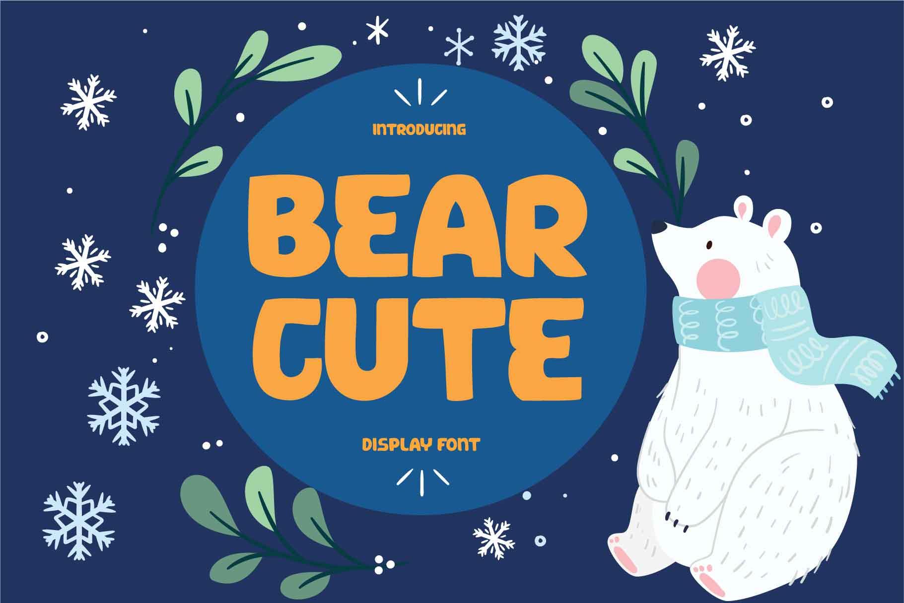 Bear Cute Font