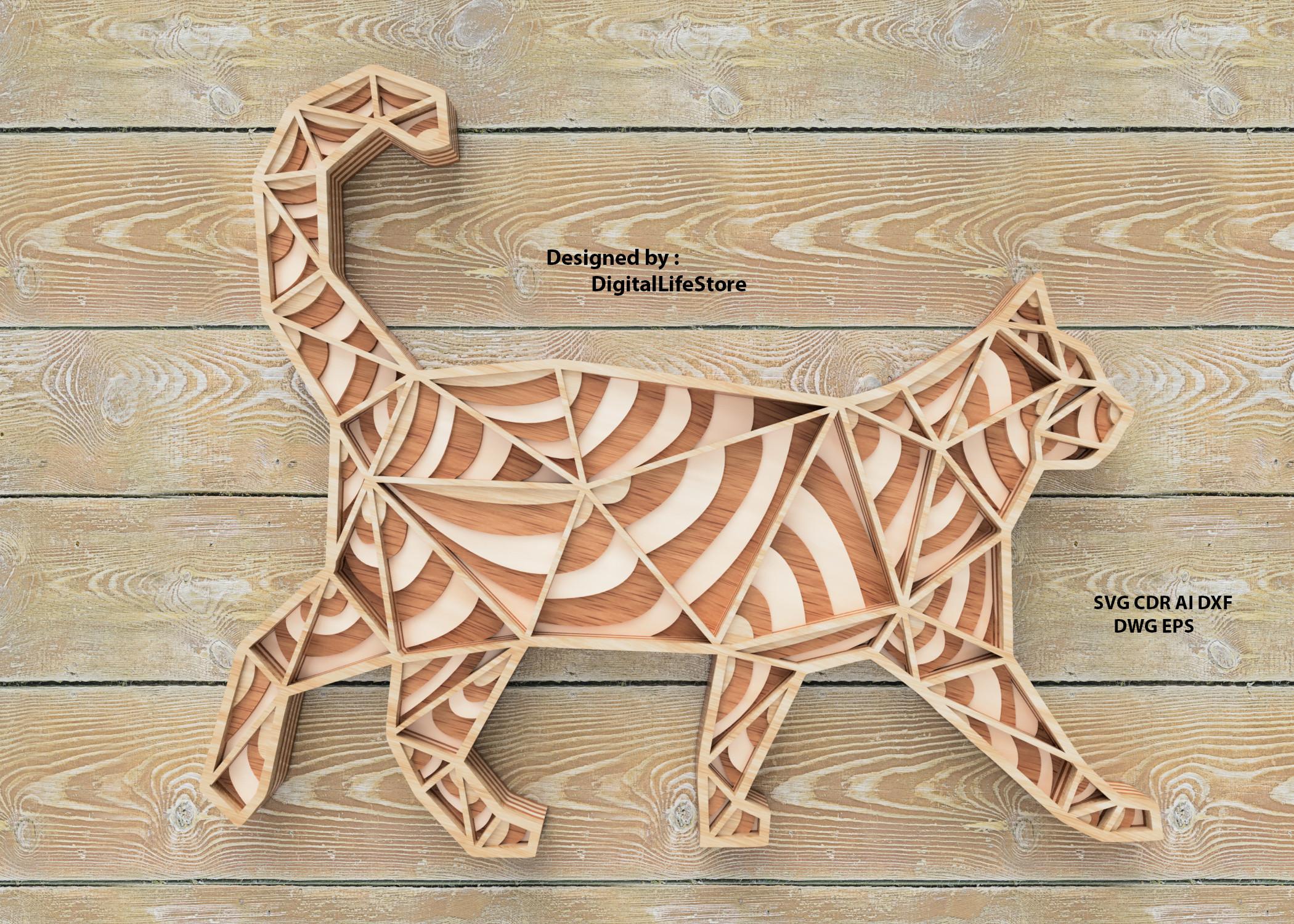 CAT MULTILAYERED LASER CUT FILE
