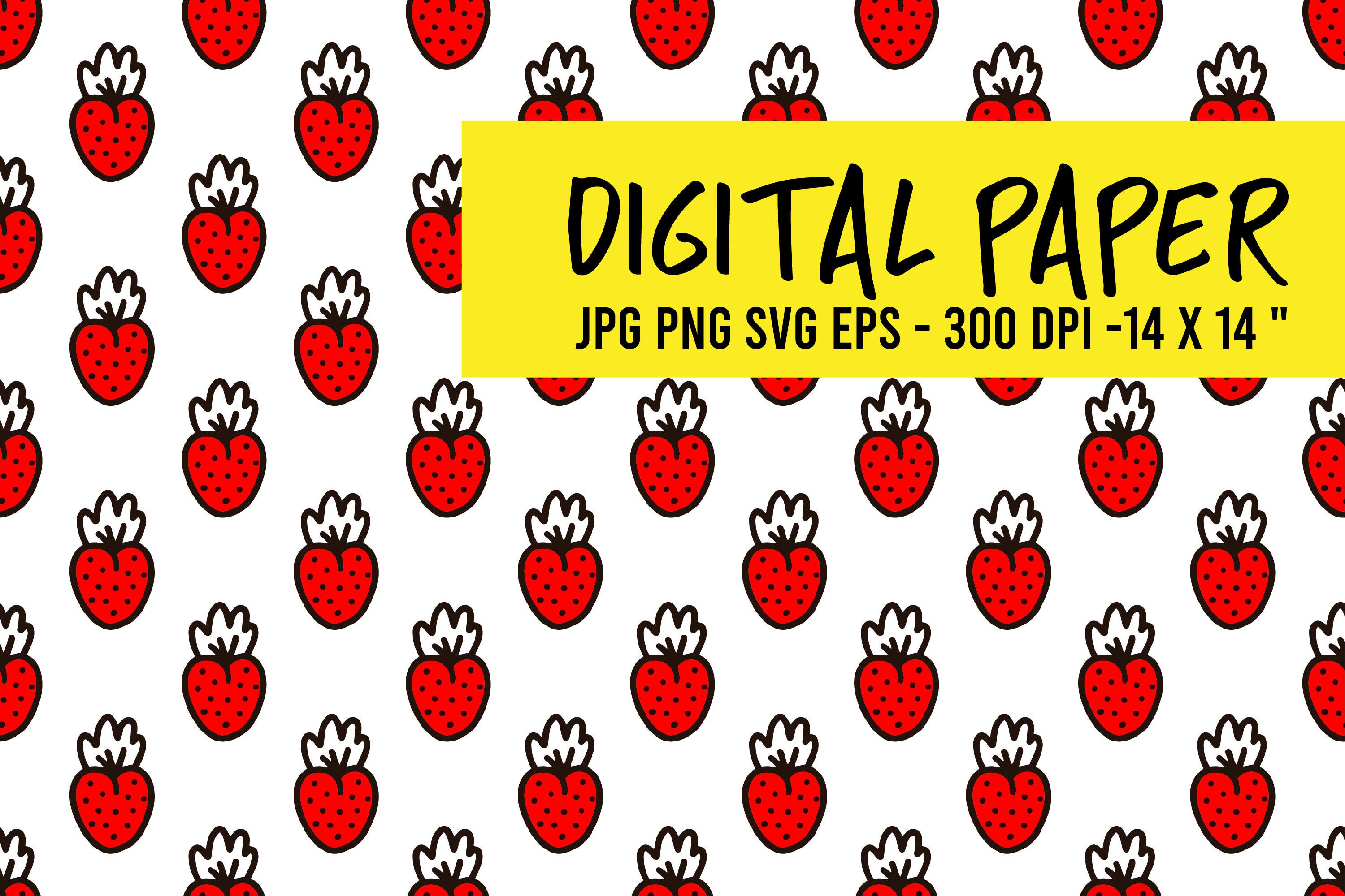 Digital Paper with Berries