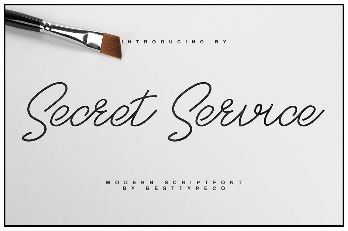 Secret Service Font