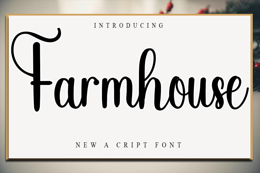 Farmhouse Font