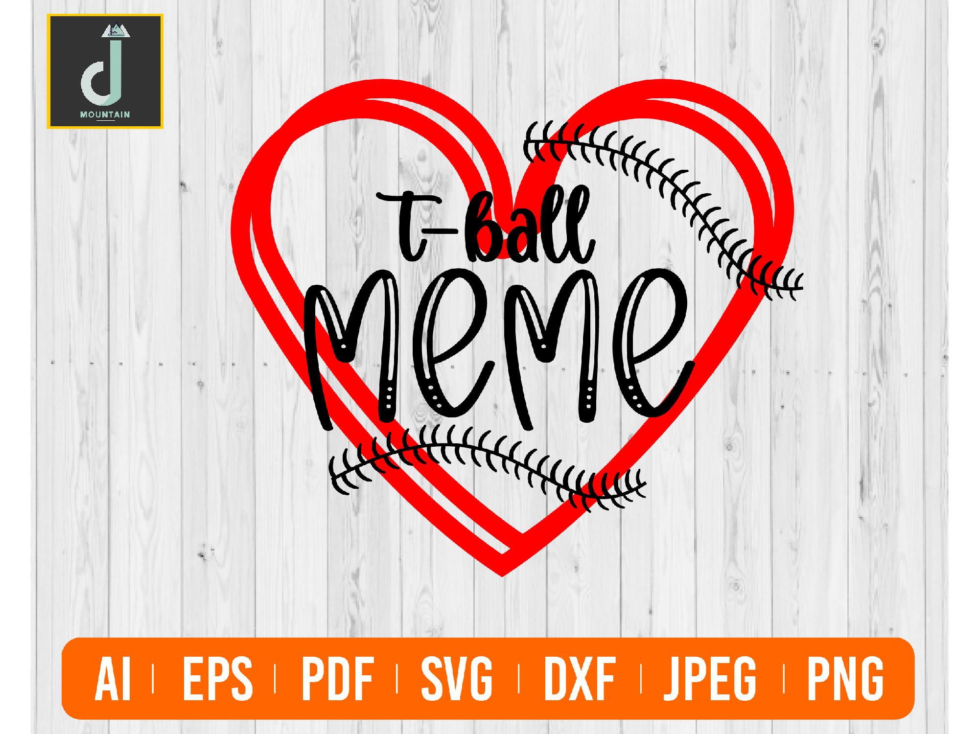 Baseball Mimi Svg Design