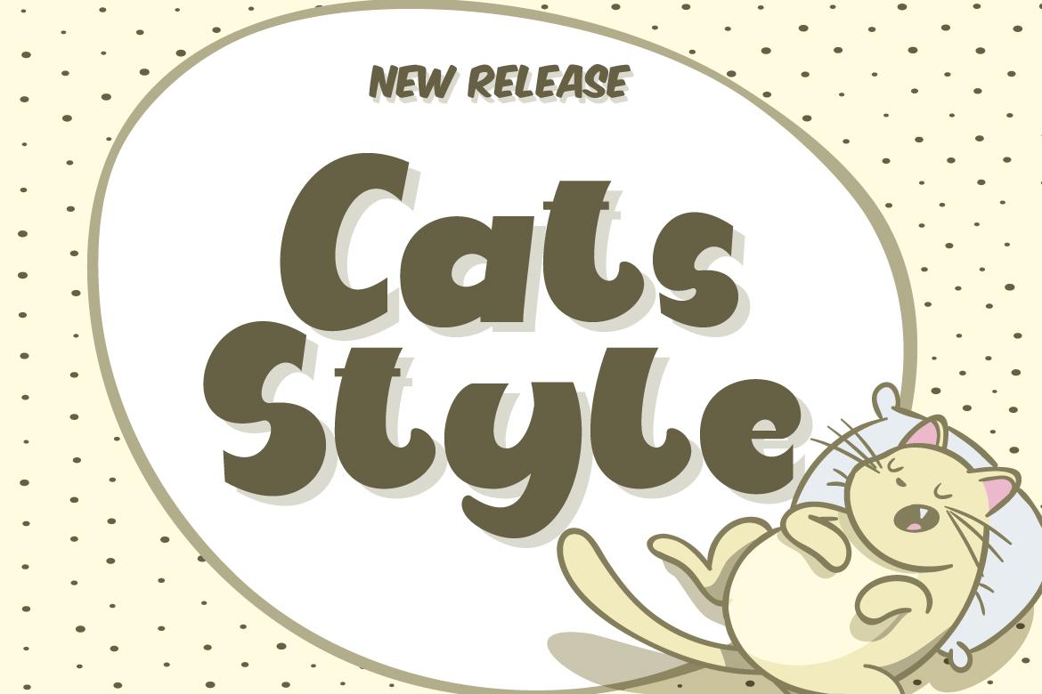 Cats Style Font