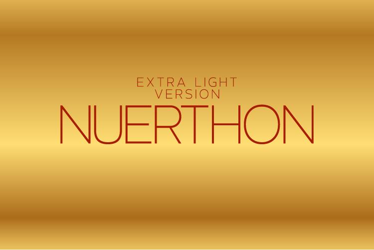 Nuerthon Extra Light Font