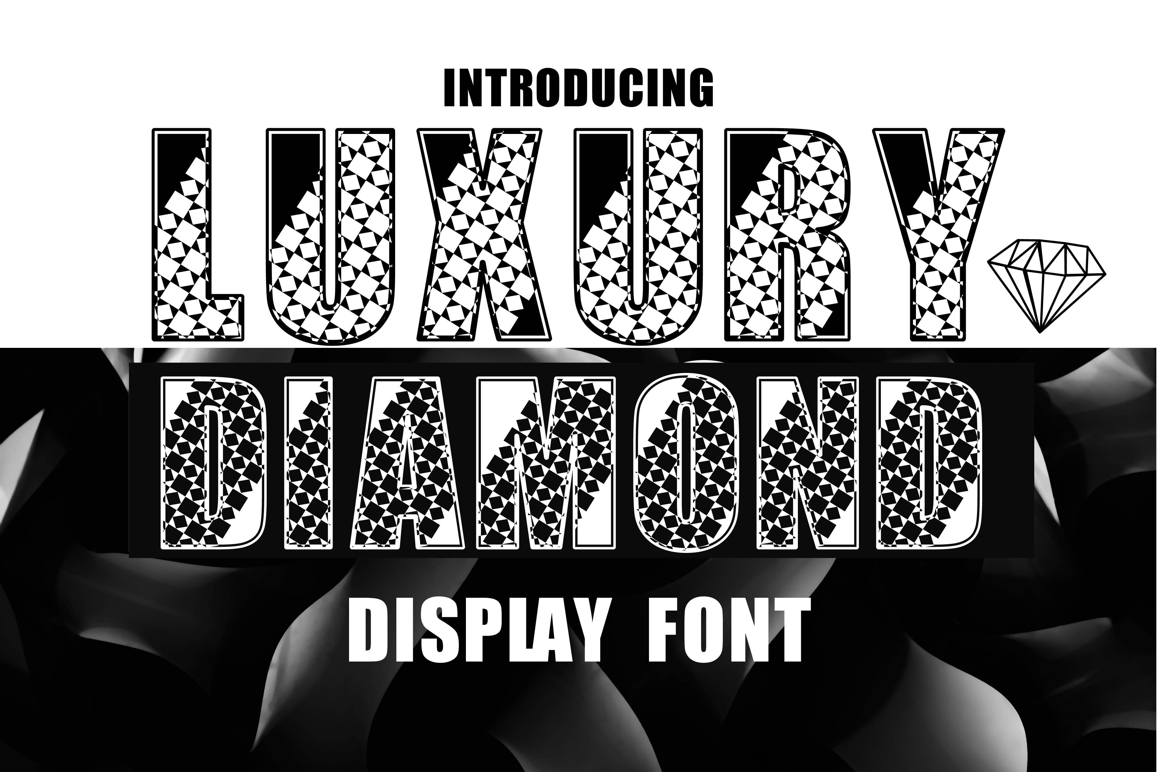 Luxury Diamond Font