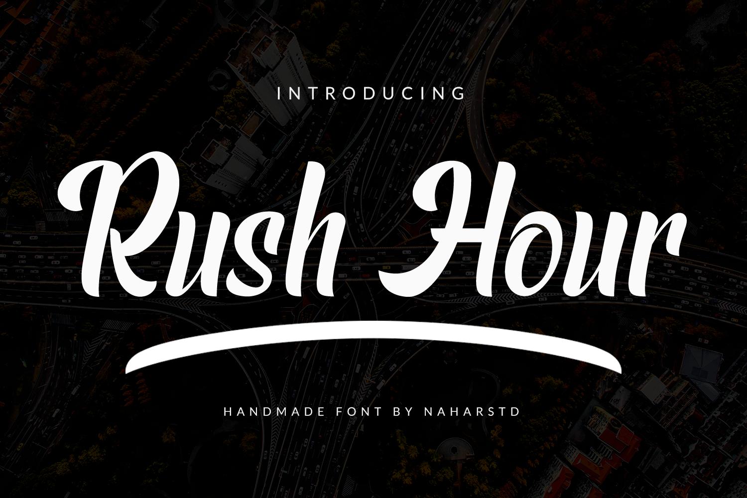 Rush Hour Font