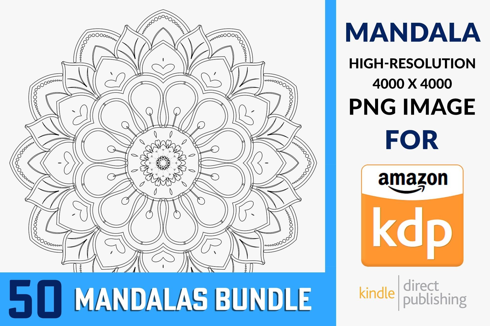 50 Mandalas Bundle for KDP Book