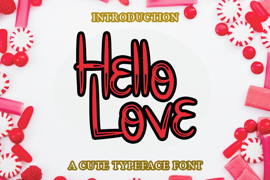 Hello Love Font
