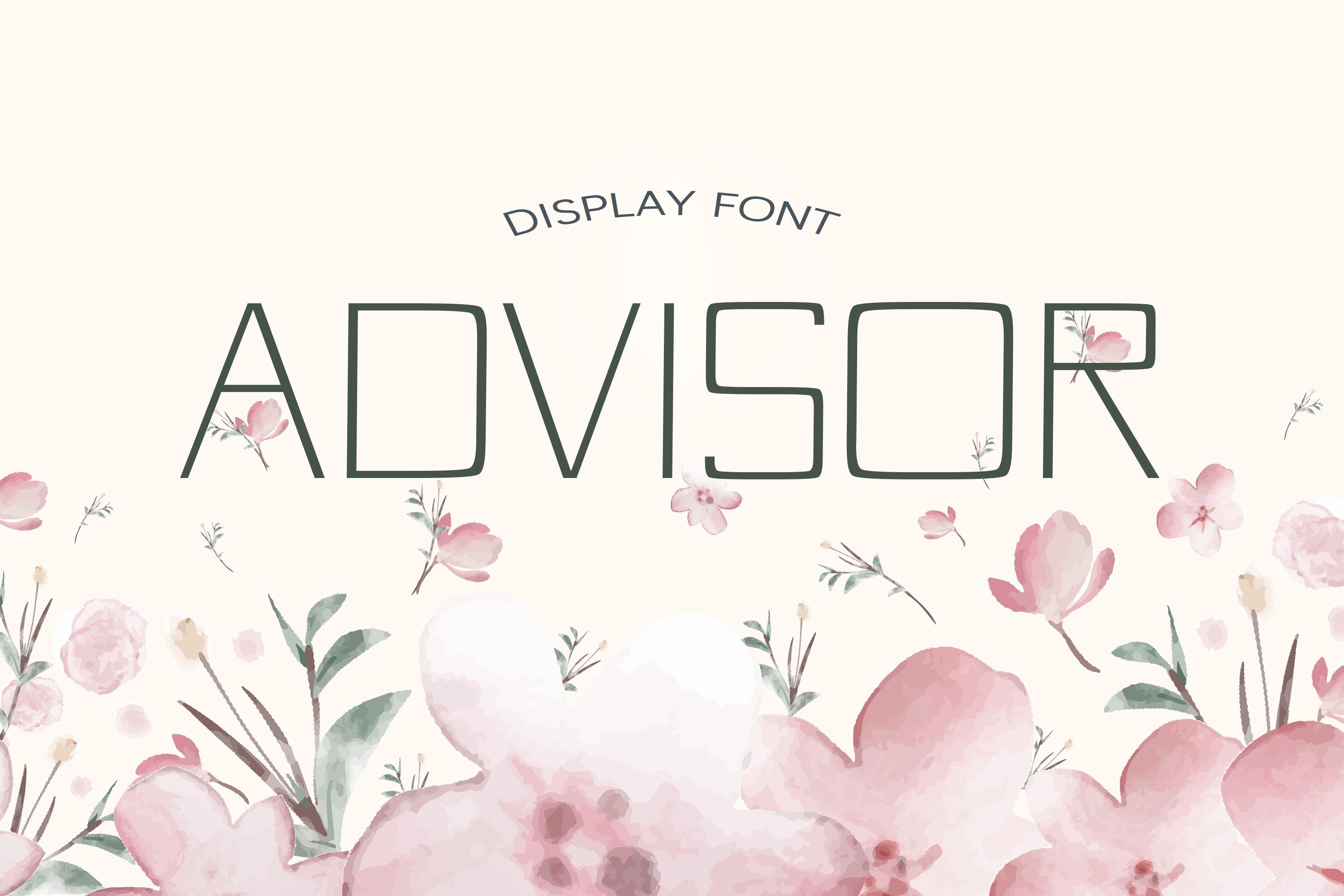 Advisor Font