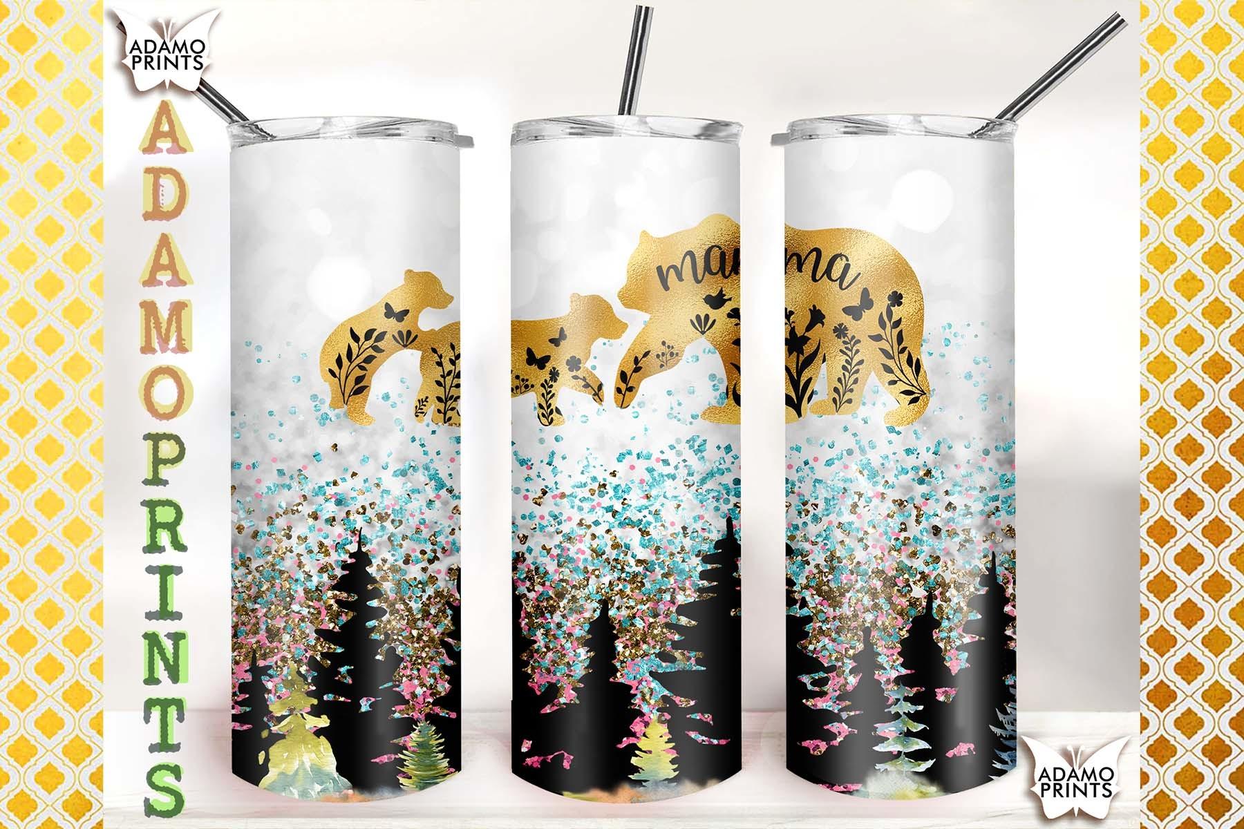 Family Gold Mama Bear Glitter 20oz