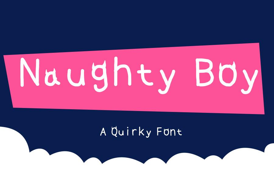 Naughty Boy Font