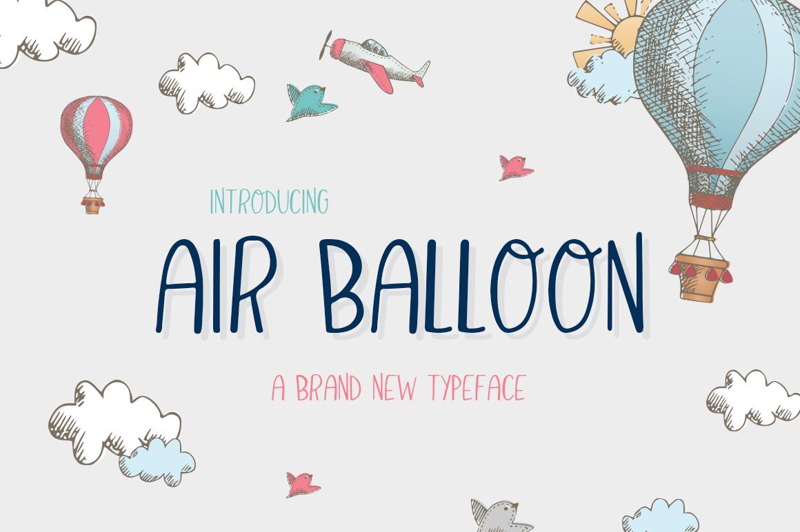 Air Balloon Font