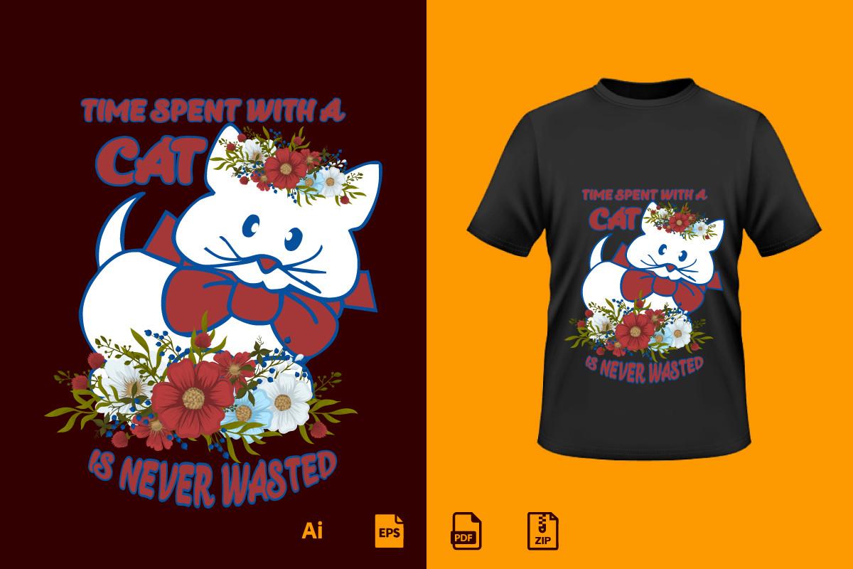 Cat Tshirt Design 24