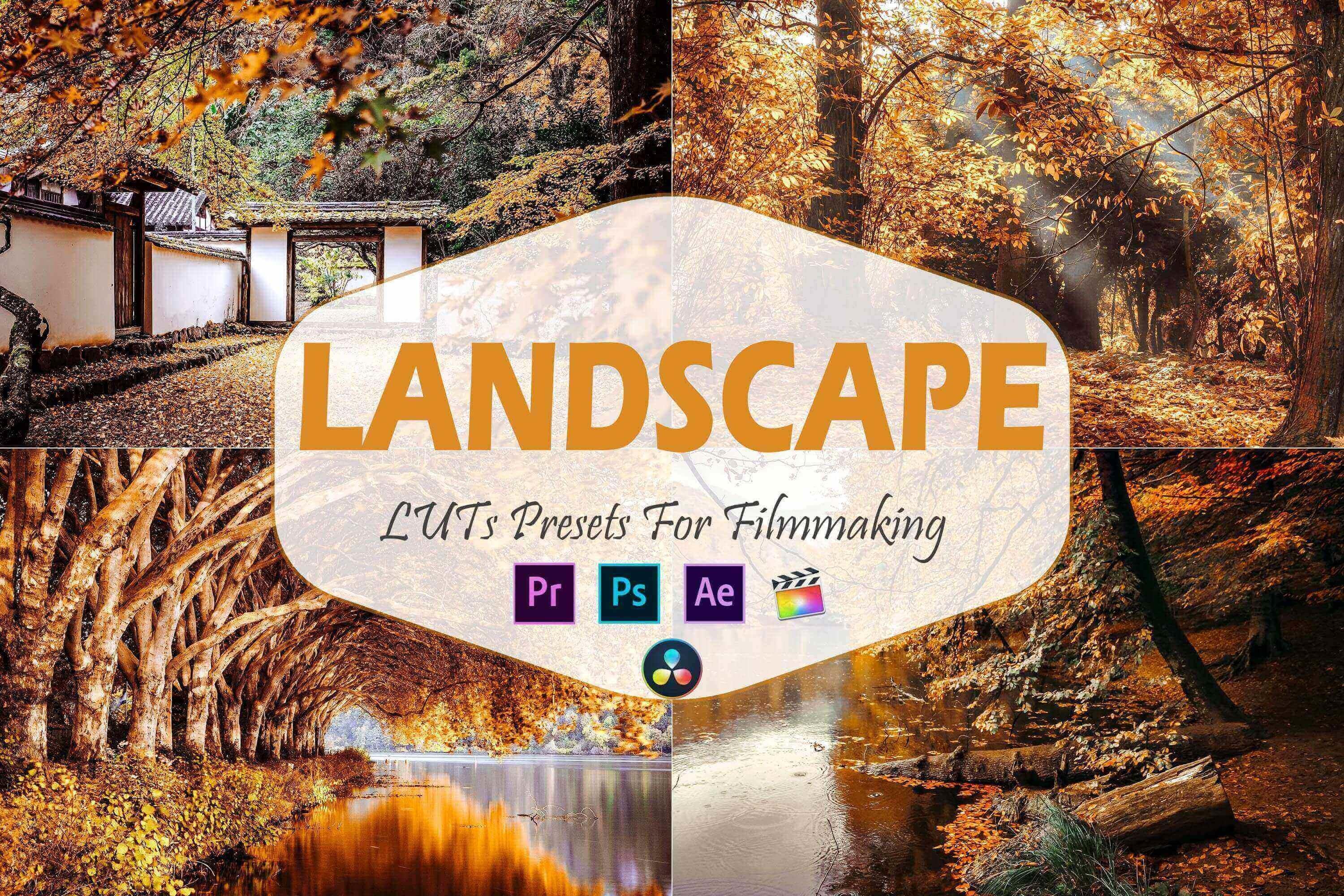 40 Landscape Video LUTs Presets