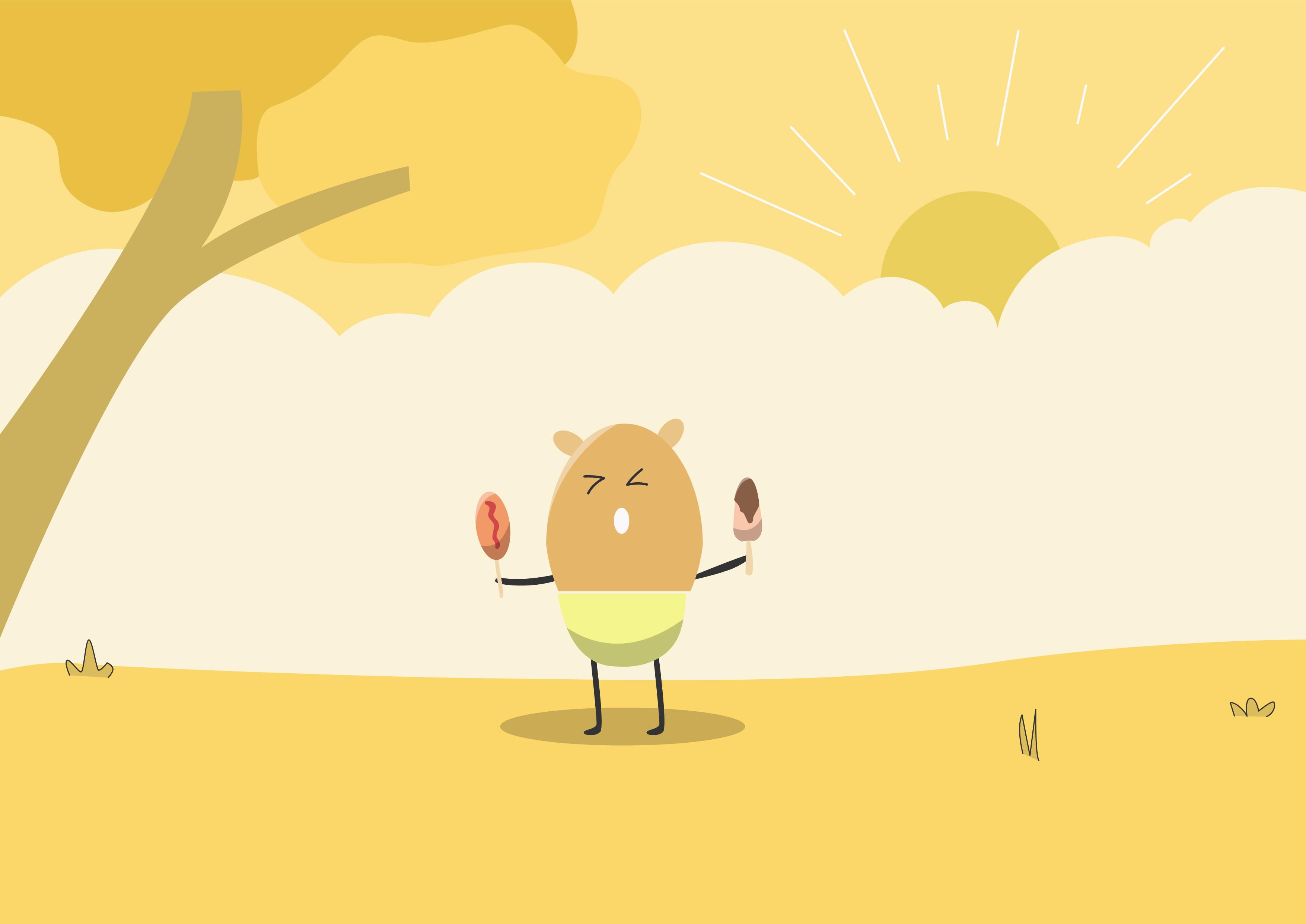 Cute Peanut Dumb Illustration #315
